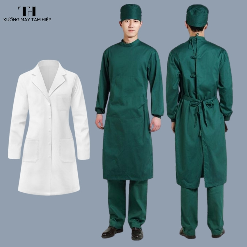 Tìm xưởng may quần áo Blouse bác sĩ đẹp, chuẩn y tế? Đây là gợi ý cho bạn 5 Áo Blouse bác sĩ màu xanh đặc trưng phòng mổ