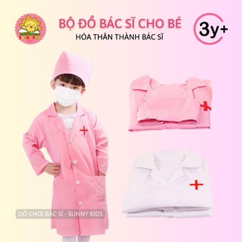 Các loại áo bác sĩ cho bé