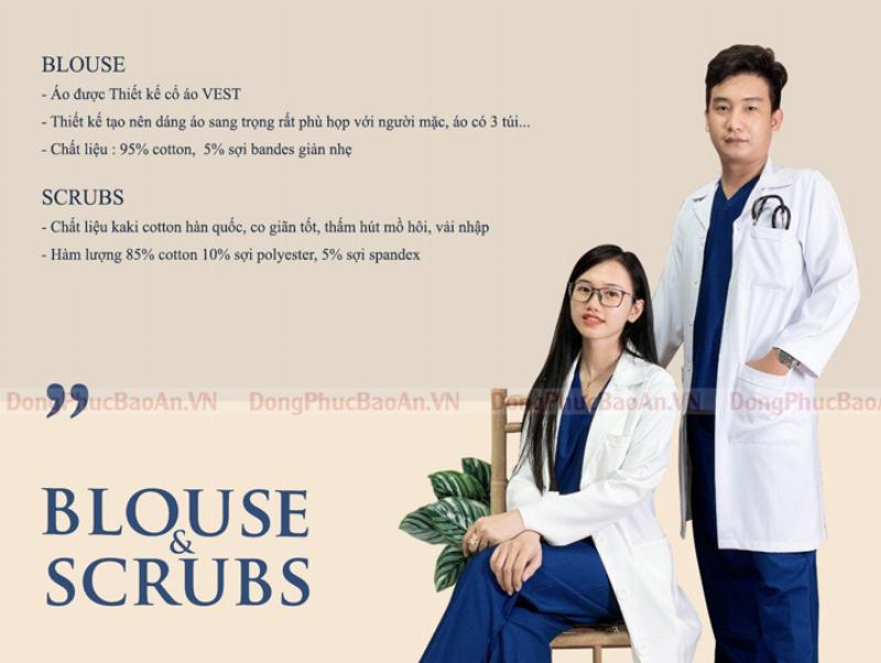 Các loại áo blouse điều dưỡng