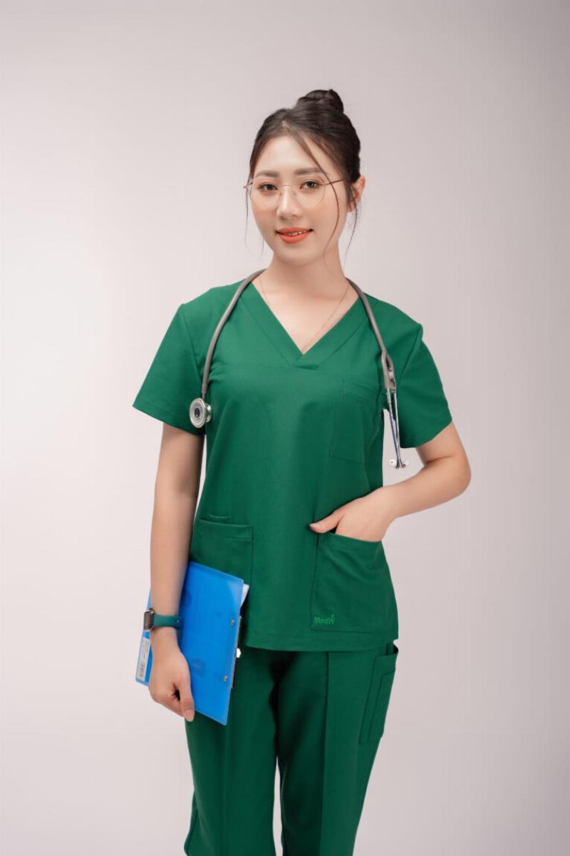 Các loại áo phẫu thuật màu xanh phổ biến