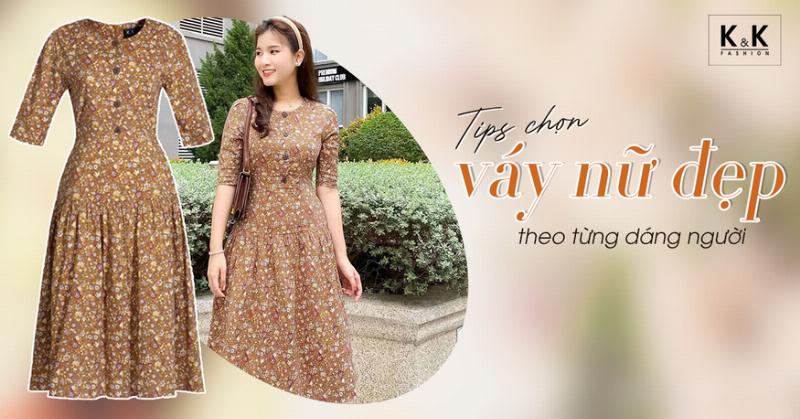 Chọn đầm sát nách theo dáng người