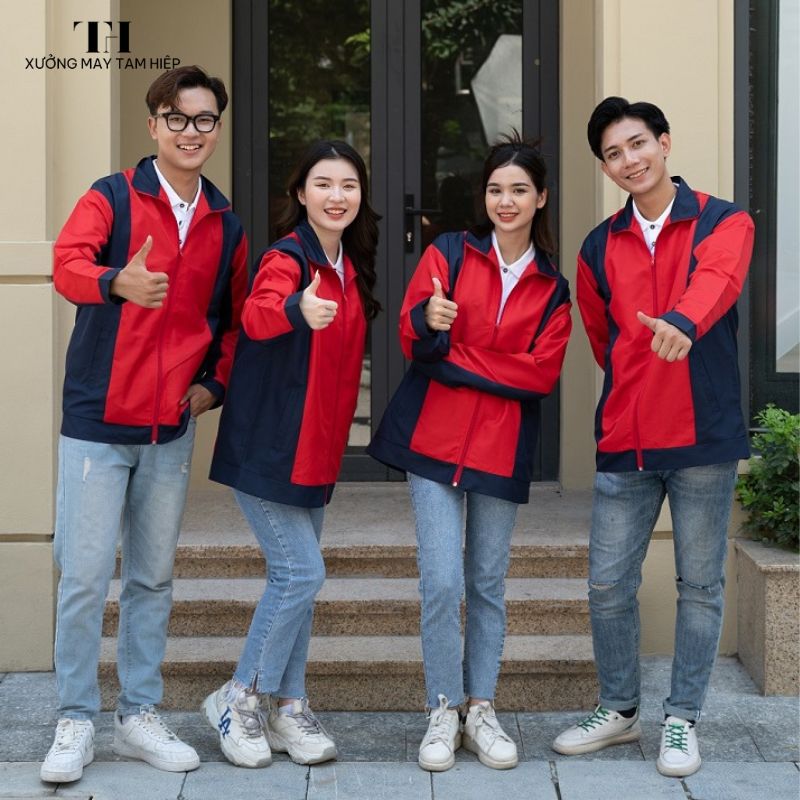 Xưởng may áo gió đồng phục đẹp, theo yêu cầu, chất lượng, giá tốt. 8 Áo gió đồng phục đẹp cho đội nhóm