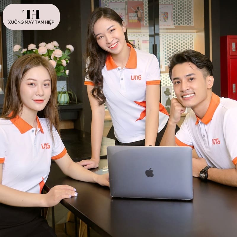 Xưởng may áo thun đồng phục giá rẻ, chất lượng, đa dạng mẫu mã. 11 Áo thun cổ sơ mi đồng phục mang đến vẻ ngoài chỉn chu, trẻ trung