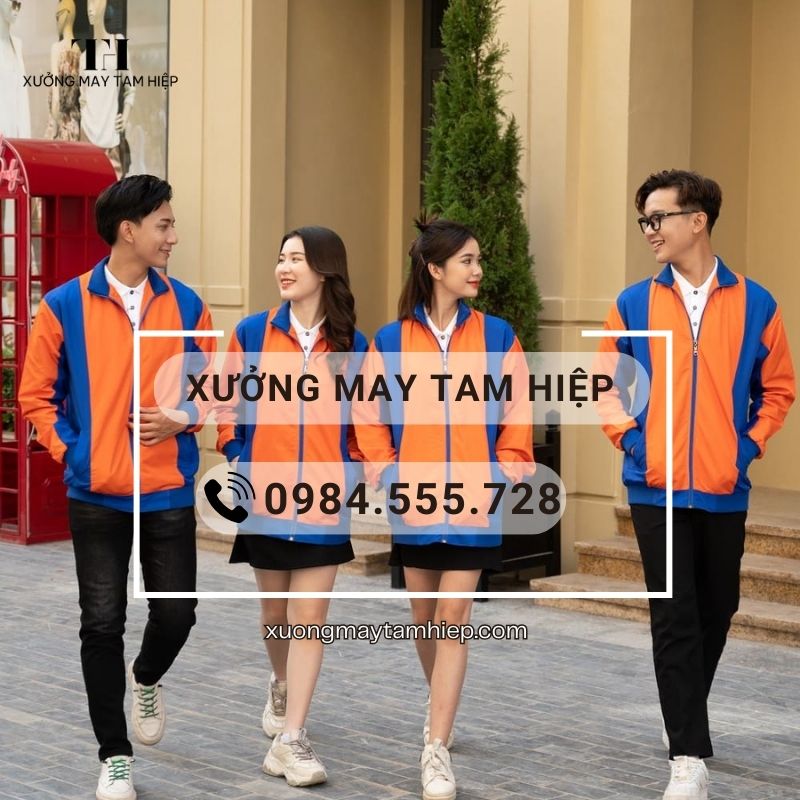 Xưởng may áo khoác đồng phục theo yêu cầu, 999+ mẫu đẹp, giá rẻ 12 Báo giá may đồng phục áo khoác giá rẻ tại xưởng Tam Hiệp