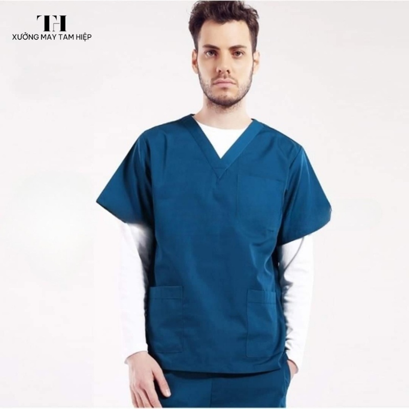 99+ mẫu áo Scrubs chất liệu vải Cotton Hàn lạnh đẹp, đạt chuẩn y tế, giá tại xưởng 15 Xưởng may Tam Hiệp cam kết giao hàng đúng thời hạn trên hợp đồng