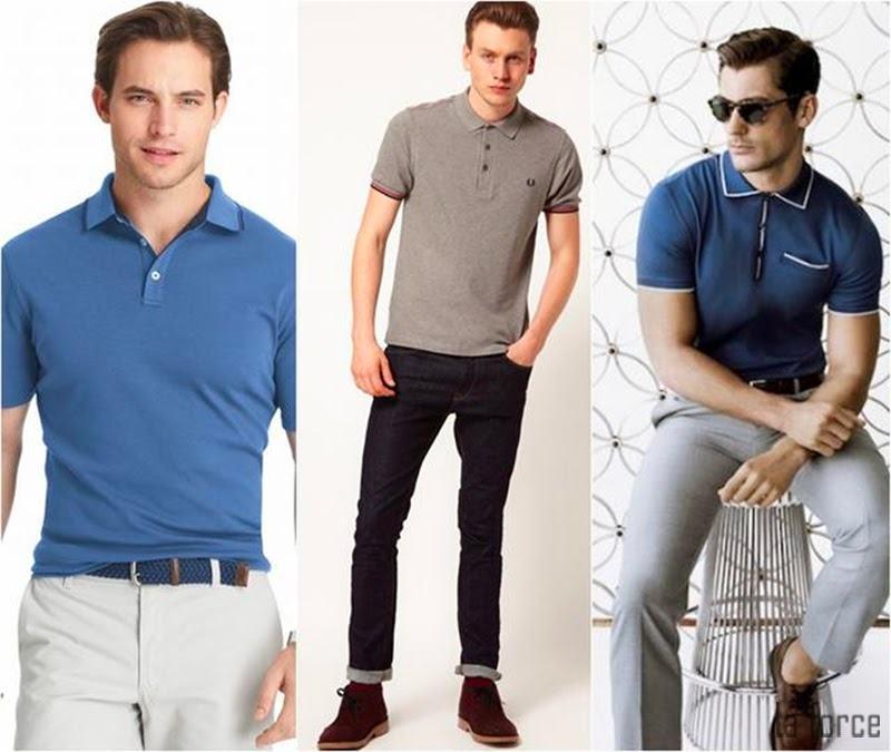 Phối Đồ Với Áo Polo Xanh Dương