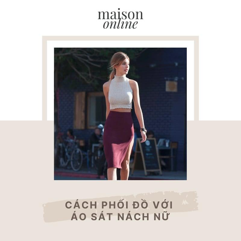 Phối đồ với đầm sát nách