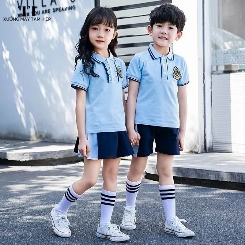 Đồng phục học sinh mầm non tạo sự đồng bộ, thể hiện dấu ấn riêng của từng trường