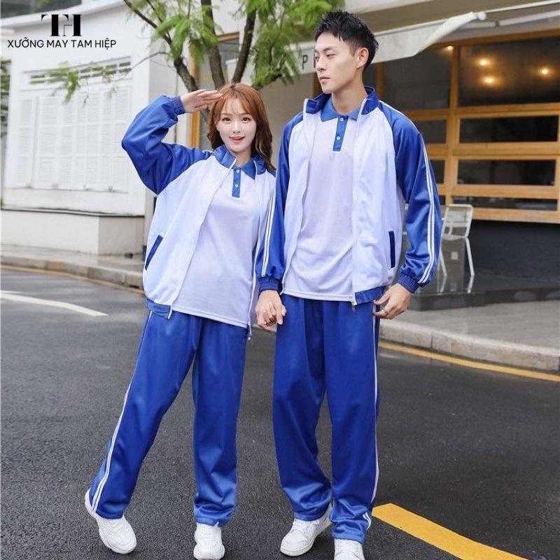 Đồng phục thể dục của sinh viên Đại học vừa thoải mái, vừa thời trang và thể hiện được cá tính của các bạn trẻ.
