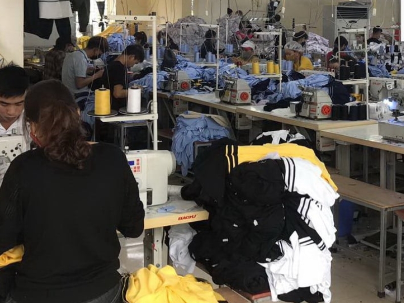 Evas Garment có quy mô nhà xưởng lớn
