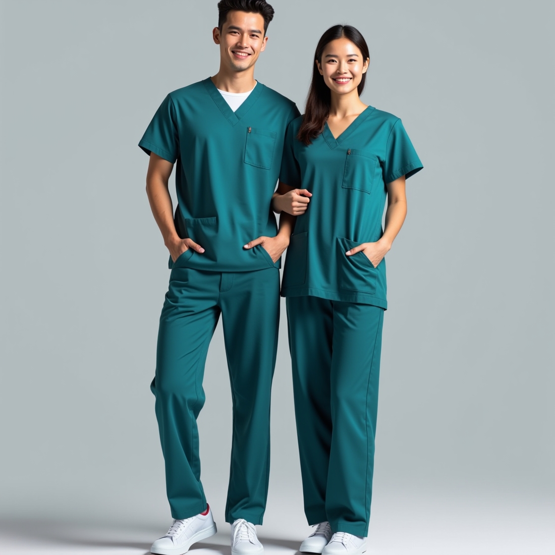 Đồng phục y tế 24 Đồng phục chuyên dụng cho kỹ thuật viên y tế với đường may chắc chắn