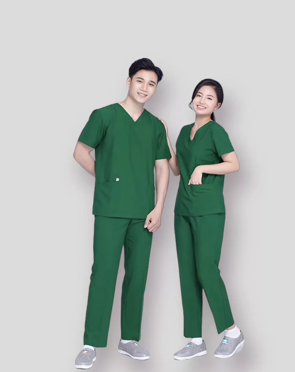 May scrub y tế nên chọn vải gì để không nhăn? 9 Xưởng may Tam Hiệp sản xuất bộ scrub theo đơn đặt hàng