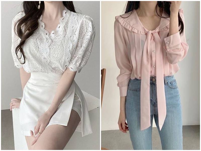 Top 7 + mẫu áo kiểu nữ đẹp tuổi 35 thanh lịch và sang trọng