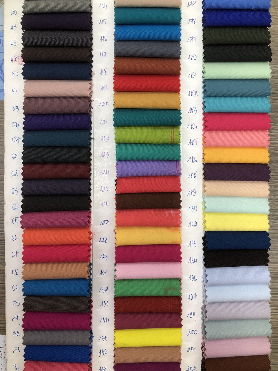 Vải linen là vải gì? Đặc điểm, ưu nhược điểm và ứng dụng thực tế 7 Bảng màu vải Cotton Hàn