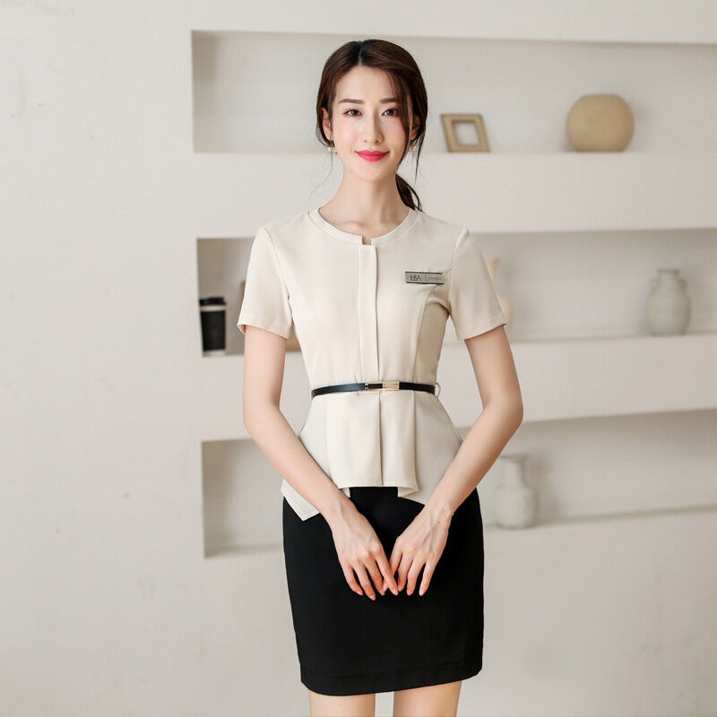 Mẫu đồng phục lễ tân nha khoa cao cấp đẹp 2025