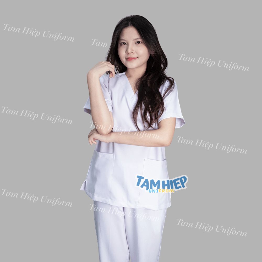 Xưởng may đồng phục y tế xuất sang Philippines 1 Mẫu thiết kế đồng phục y tế chuyên nghiệp theo tiêu chuẩn quốc tế